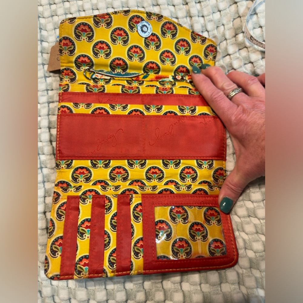 Vera Bradley large wallet Vintage Provençal Print Rare